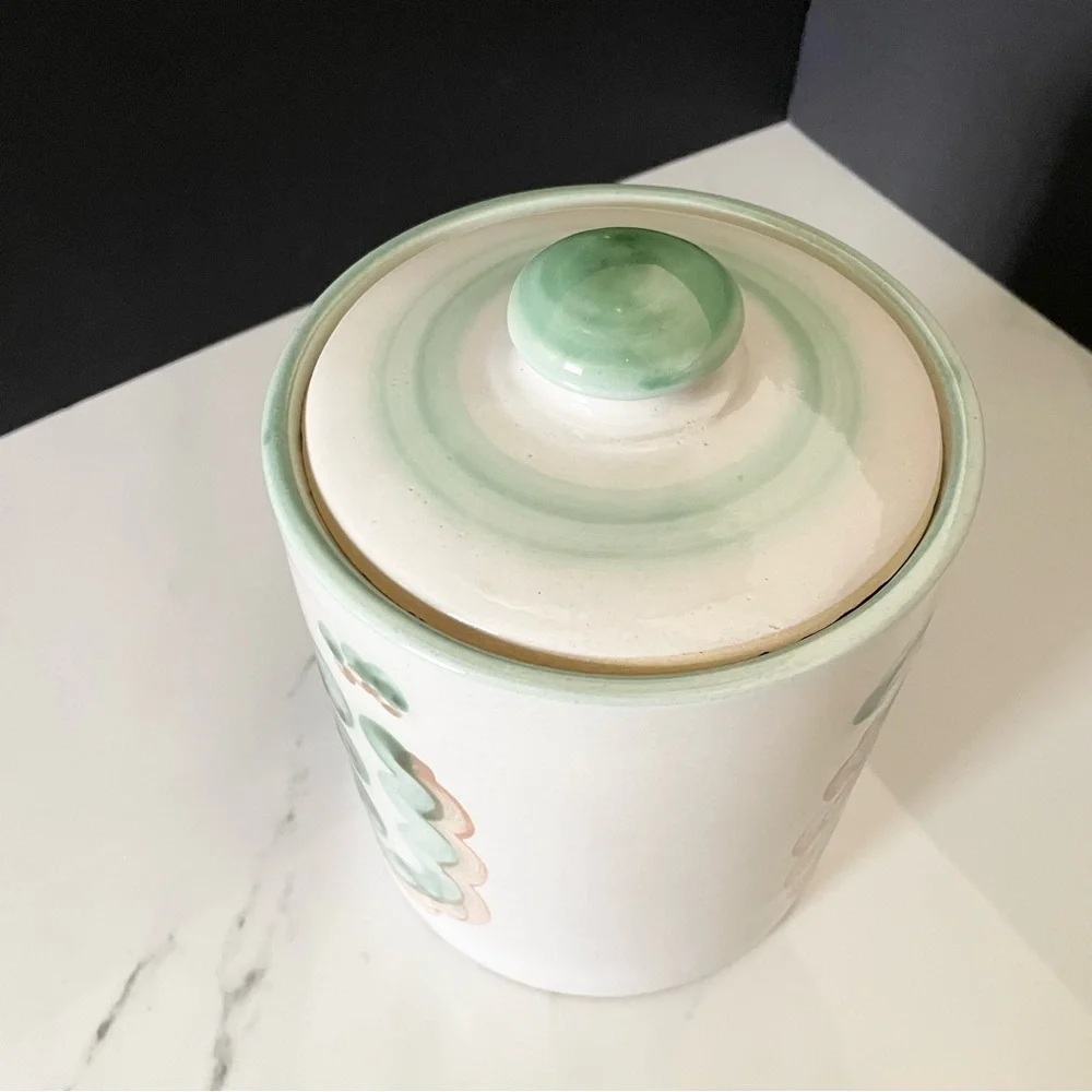 Vintage Pear & Grapes Canister - Large - By M.A. Hadley